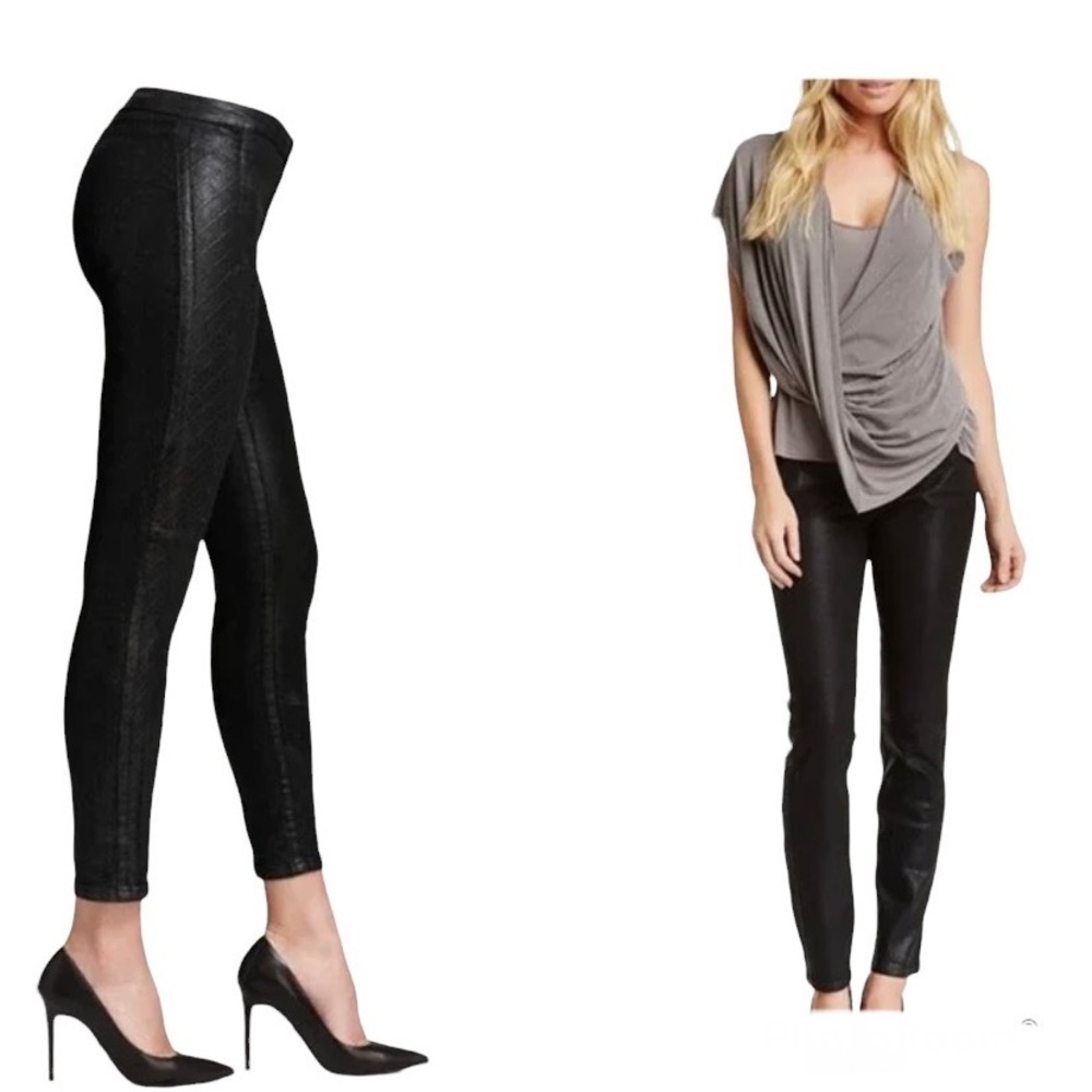 NYDJ Black Coated Leggings